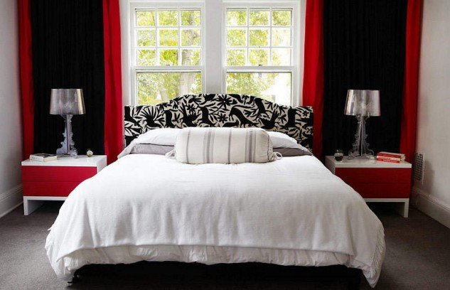 Bold Ideas for Red and Black Bedrooms - Interior Vogue