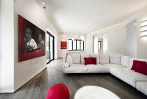 Classy Red and White Interior Designs