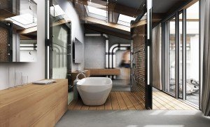Chic And Classic Industrial Bathroom Designs