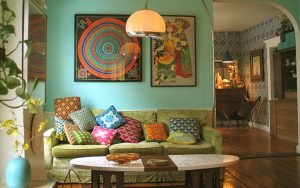 Lovely Bohemian Living Room Designs